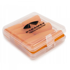 PYRAMEX 5pair Disposable Uncorded Earplugs W/case Nrr 32db