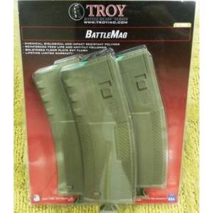 812699011652 TROY Battlemag 3pk 30rnd Dark Earth 812699011652 TRY-SMAG-3PK-00FT-00
