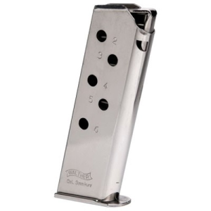 723364203268 WALTHER Arms Ppk 380 Acp 6rd Standard Nickel Magazine 723364203268 WLT-2246009