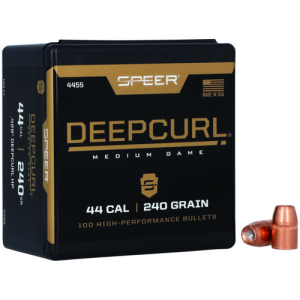 SPEER AMMO Reloading Bullets Deepcurl 44 Caliber 240 Grain 100rd