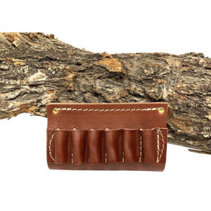 HUNTER Company Cartridge Belt Slide Chestnut Tan 45 Cal 6rd 2"