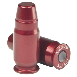 A-ZOOM Snap Caps Red 5/Pack Aluminum