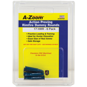 A-ZOOM Snap Caps Blue 6/Pack Aluminum