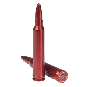 A-ZOOM Snap Caps Red 2/Pack Aluminum