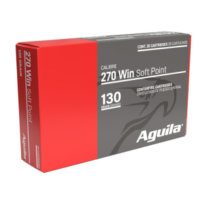 AGUILA AMMO 270 Win 130 Grain Soft Point 20rd