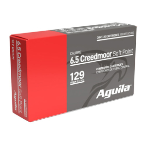 AGUILA AMMO 6.5 Creedmoor 129 Grain Soft Point 20rd