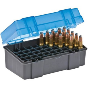 PLANO 50ct Sm Rifle Ammo Case w/hinged cover 22-250