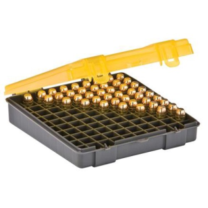 PLANO 100ct Hndgn Ammo Case hinged cover 45 Govt-40/10mm