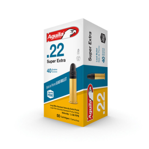 AGUILA AMMO 22 LR 40gr Super Extra Solid Point Ammunition | 50 Rounds