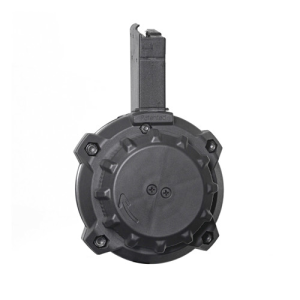 Promag PRO MAG AR-15 5.56mm 65rd w/Window Drum Black Polymer - $83.00 at KYGUNCO