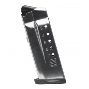 011356671004 SAVAGE Arms Stance 9mm 7rd Magazine - Silver 011356671004 SVG-67100