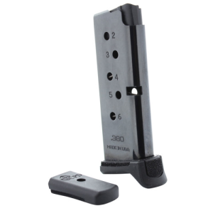 766897412097 DURAMAG Replacement Blk Detachable 6rd 380 Acp -lcp/lcp Ii 766897412097 DRM-6X38141205RCPD