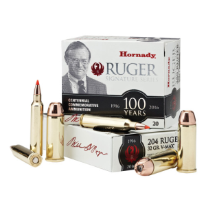 Hornady Signature Series .204 Ruger Ammunition 20rd