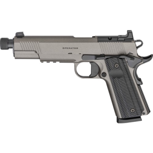 Springfield Armory SPRINGFIELD ARMORY Operator 1911 45 ACP 5.75" 8rd w/ Threaded Barrel - Tungsten Gray - $1139.04 at KYGUNCO
