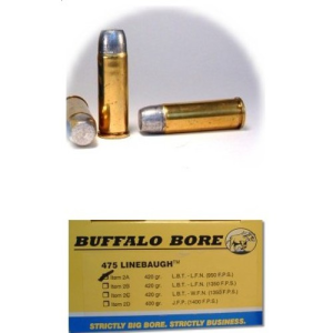 BUFFALO BORE 475 Linebgh 420Gr HardCast LBT-LFN GC 1350FPS 20rd