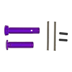 BATTLE ARMS Aluminum Takedown Pins fits AR-15 Purple