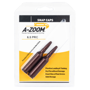 A-ZOOM Snap Cap Rifle 6.5 PRC Aluminum 2/Pack