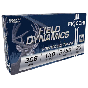 FIOCCHI 308 Win PSP 2750FPS 150Gr 20rd