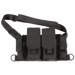 Blackhawk BLC-55RB01BK Rifle/Pistol Bandoleer Holds 4 M4/M16 Mag