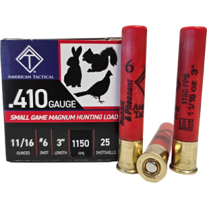 AMERICAN TACTICAL IMPORTS 410Ga 3" 1-1/16oz 6Shot Target Load 25rd