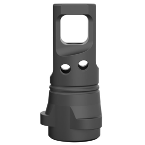 BREEK Echo Single Port MuzzleBrake Blk Steel 1/2"x28 9mm