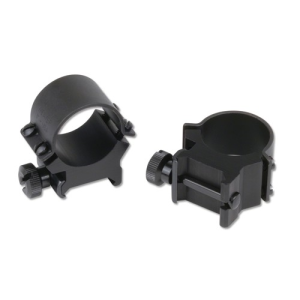 WEAVER 1" Ring Sure Grip Medium Blk