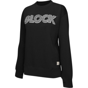 Glock GLOCK Crewneck Raglan Fleece Black Long Sleeve Large - $36.79 at KYGUNCO