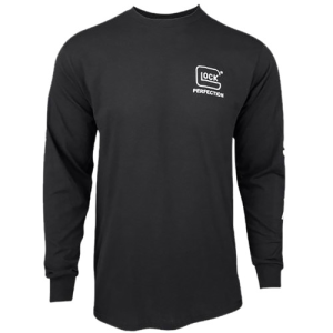 Glock GLOCK Perfection Long Sleeve Tee Black PreShrunk Large - $17.22 at KYGUNCO