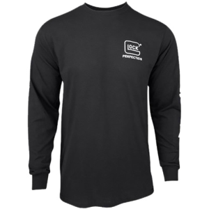 Glock GLOCK Perfection Long Sleeve Tee Black PreShrunk Small - $17.22 at KYGUNCO