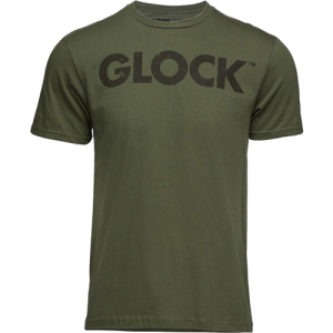 Glock GLOCK Caliber Tee Military Grn Ringspun Short Sleeve 2XL - $11.82 at KYGUNCO