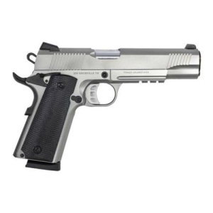 TISAS 1911 Duty SS45R 45ACP SS 5" Black Rubber Grips