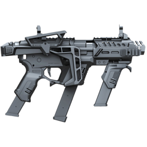 RECOVER TACTICAL PIXMG PG9 SR20 Metal Front Guard Folding Stock Blk