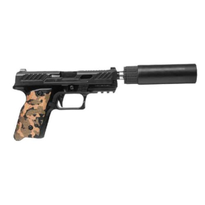 FUSION FIREARMS XF 9mm 4.25" 17rd - Black & Bronze w/ MUTE Suppressor