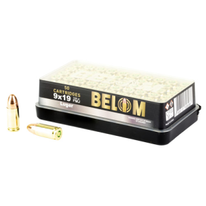 BELOM 9mm 124Gr Full Metal Jacket 50rd