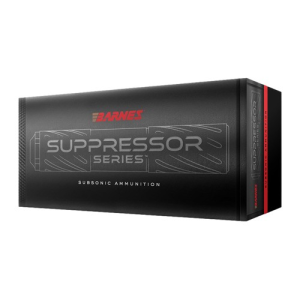 BARNES AMMO 9mm Luger (Subsonic) Sierra JHP 147Gr 20rd