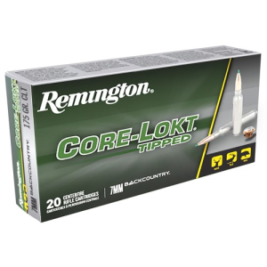 REMINGTON 7mm Backcountry 175Gr Core-Lokt Tipped 20rd