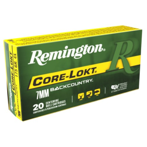 REMINGTON 7mm Backcountry 175Gr Core-Lokt 20rd