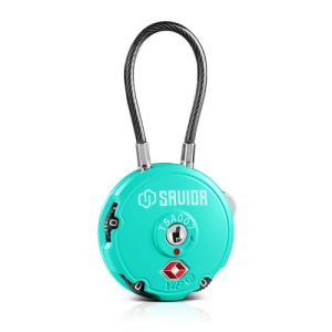 SAVIOR EQUIPMENT 3-Digit Combination Cable Lock TSA Savior Teal