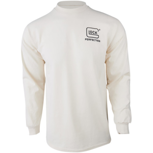 Glock GLOCK Born in Austria Long Sleeve T-Shirt Medium Tan - $16.09 at KYGUNCO