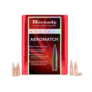 HORNADY 22 Cal .224 77 HPBT C Aeromatch Bullets