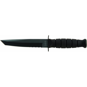 Ka-Bar KA-BAR Short Ka-Bar Tanto-Black Serr Edge - $76.11 at KYGUNCO