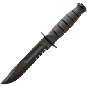 Ka-Bar KA-BAR Short Ka-Bar Straps-Black Serr Edge - $71.15 at KYGUNCO