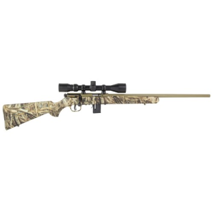 SAVAGE ARMS 93 XP 22 WMR 21" 10rd Brush Camo/Tan Black Scope
