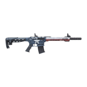 Citadel CBOSS2512-TEX Boss25 12 Gauge 3 5+1 18.75 Threaded Barrel, Texas Flag Steel Receiver w/Picatinny Rail, Adj Comb Synthetic Butt Stock, Picatinny Rail Forend, Polymer Grip