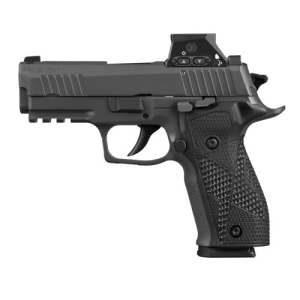 P226, 9MM, 3.8IN, X-SERIES, BLK, DA/SA, X-RAY 3, G10 GRIP, (3) 18RD STEEL MAG, SIG-LOC PRO