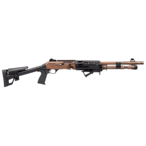 Panzer Arms PAM4NCSBRBTMFSS M4 Pro AI Semi-Auto 3 5+1 18.50 Distressed Copper Ported Barrel, Distressed Copper w/Bronze Titanium Accents Aluminum Receiver w/Picatinny Rail, Skeleton Stock