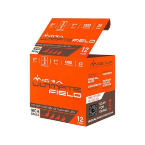MIGRA AMMO 12Ga TEAL FIELD LOAD 2 3/4" #6-8 CASE