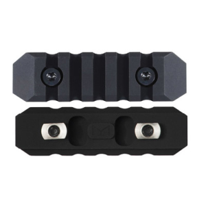 SEEKINS PRECISION M-LOK 5 Slot Rail Section Aluminum Black