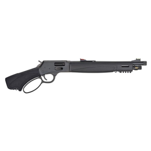 Henry Repeating Arms HENRY Bear's Leg 38Spl/357Mag 13.8" 4rd w/Pistol Grip - Black Synthetic - $912.99 at KYGUNCO