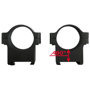CZ-USA 1IN LOW ALUM MATTE SCOPE RING/ - Cz-Usa